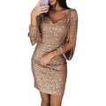 Telvorne | Women's Christmas Party Dress Sequin Mini - Image 1