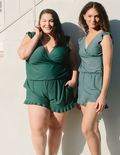 Thalindra | Women's One-Piece Swimsuit Ruffle Romper - Image 1
