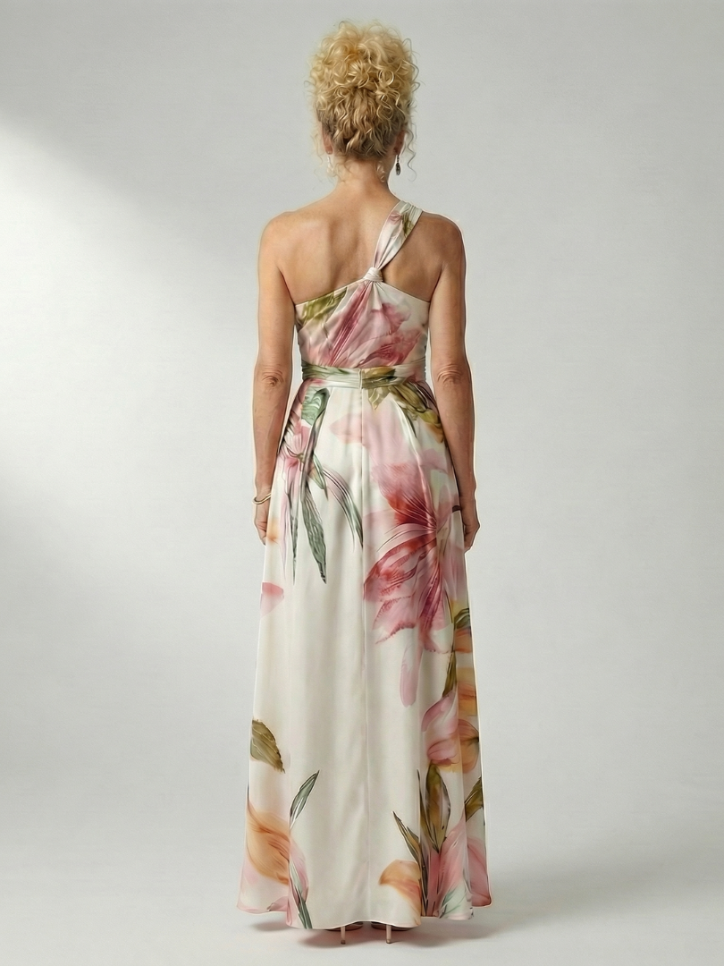 Thessalorne | Women's Maxi Dress Halter Neck - Image 4