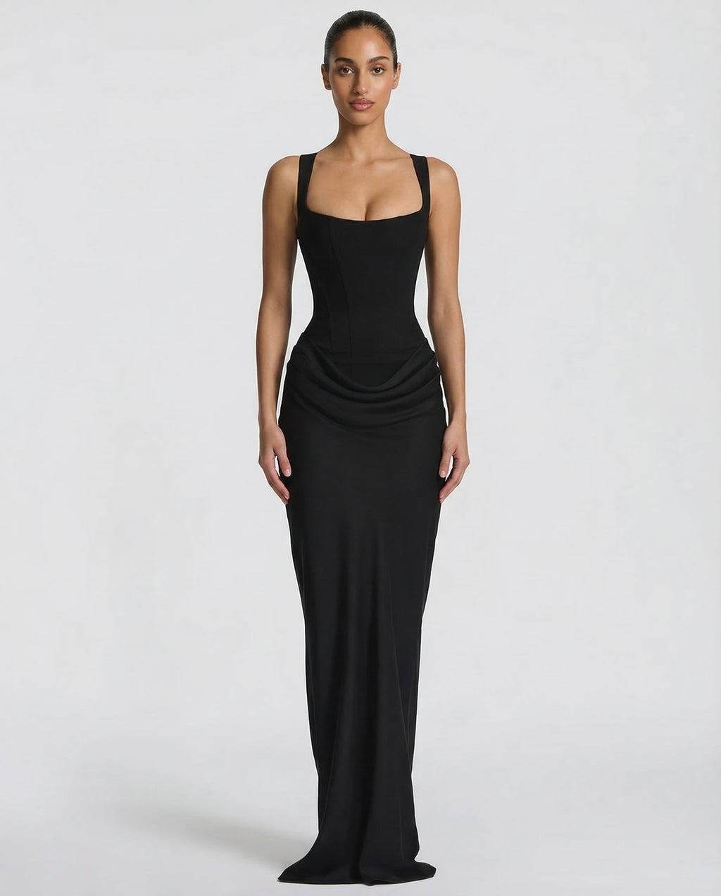 Thessvine | Women's Evening Gown Corset Maxi Dress - Image 12