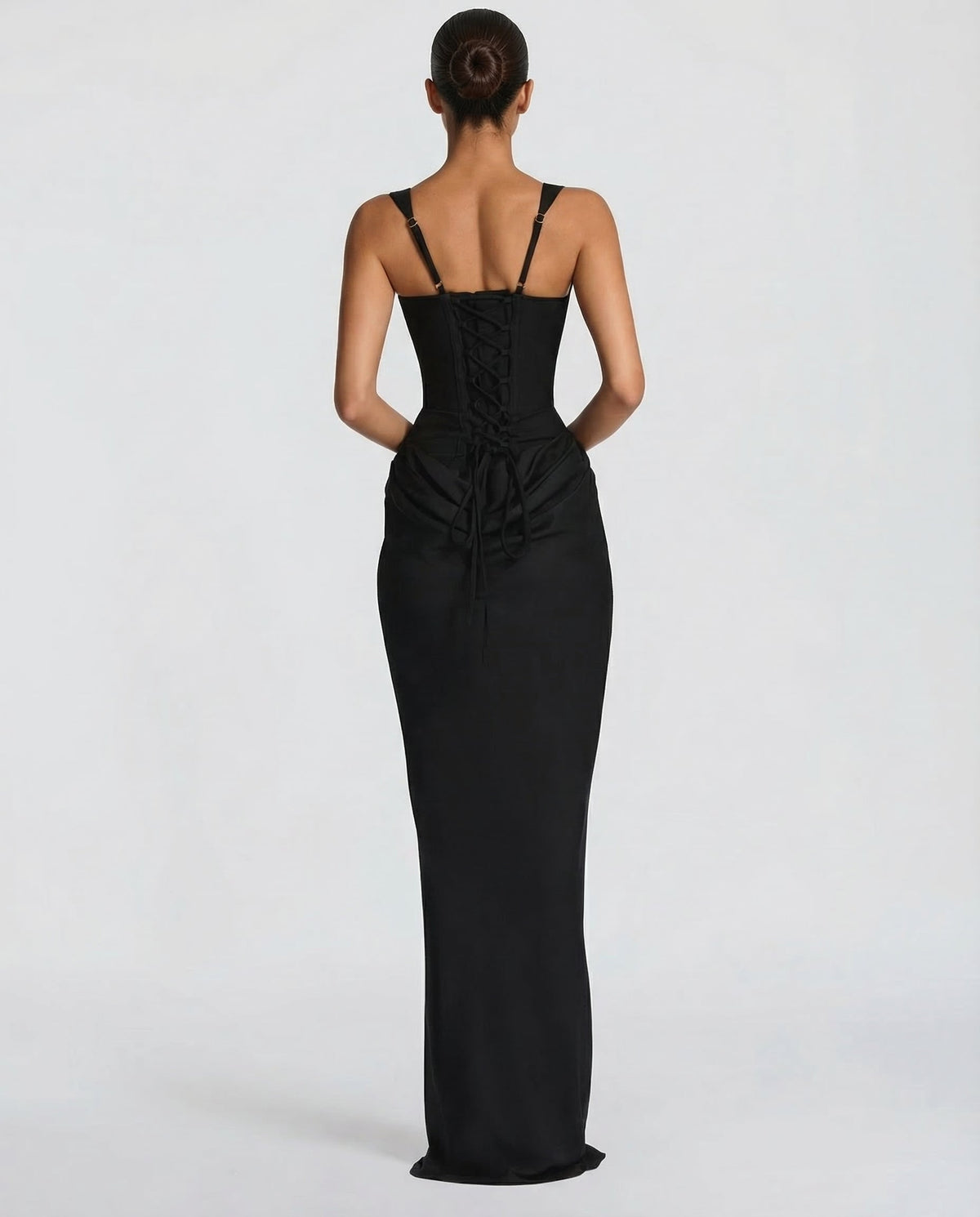 Thessvine | Women's Evening Gown Corset Maxi Dress - Image 13