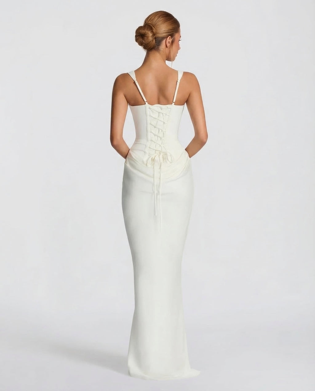Thessvine | Women's Evening Gown Corset Maxi Dress - Image 16