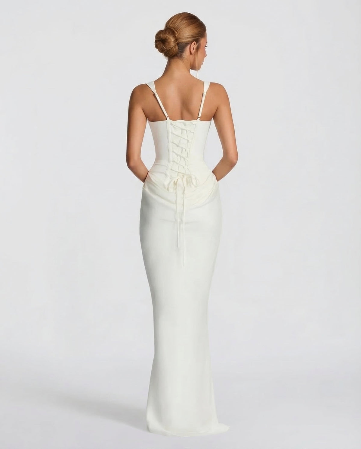 Thessvine | Women's Evening Gown Corset Maxi Dress - Image 16