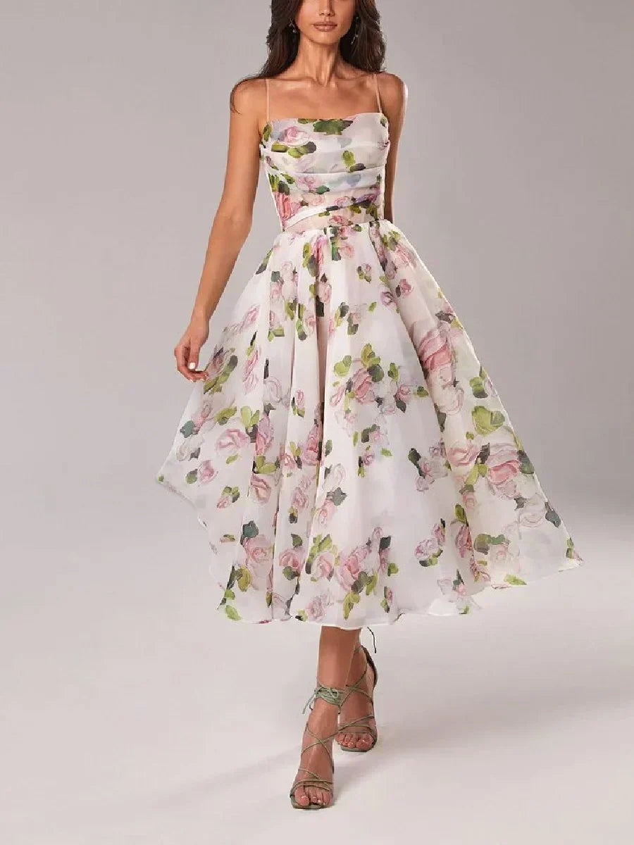 Tivella | Women's Cocktail Midi Dress - Image 1