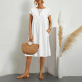 Tivelle | Women's Casual Summer Dress with Pockets - Image 1