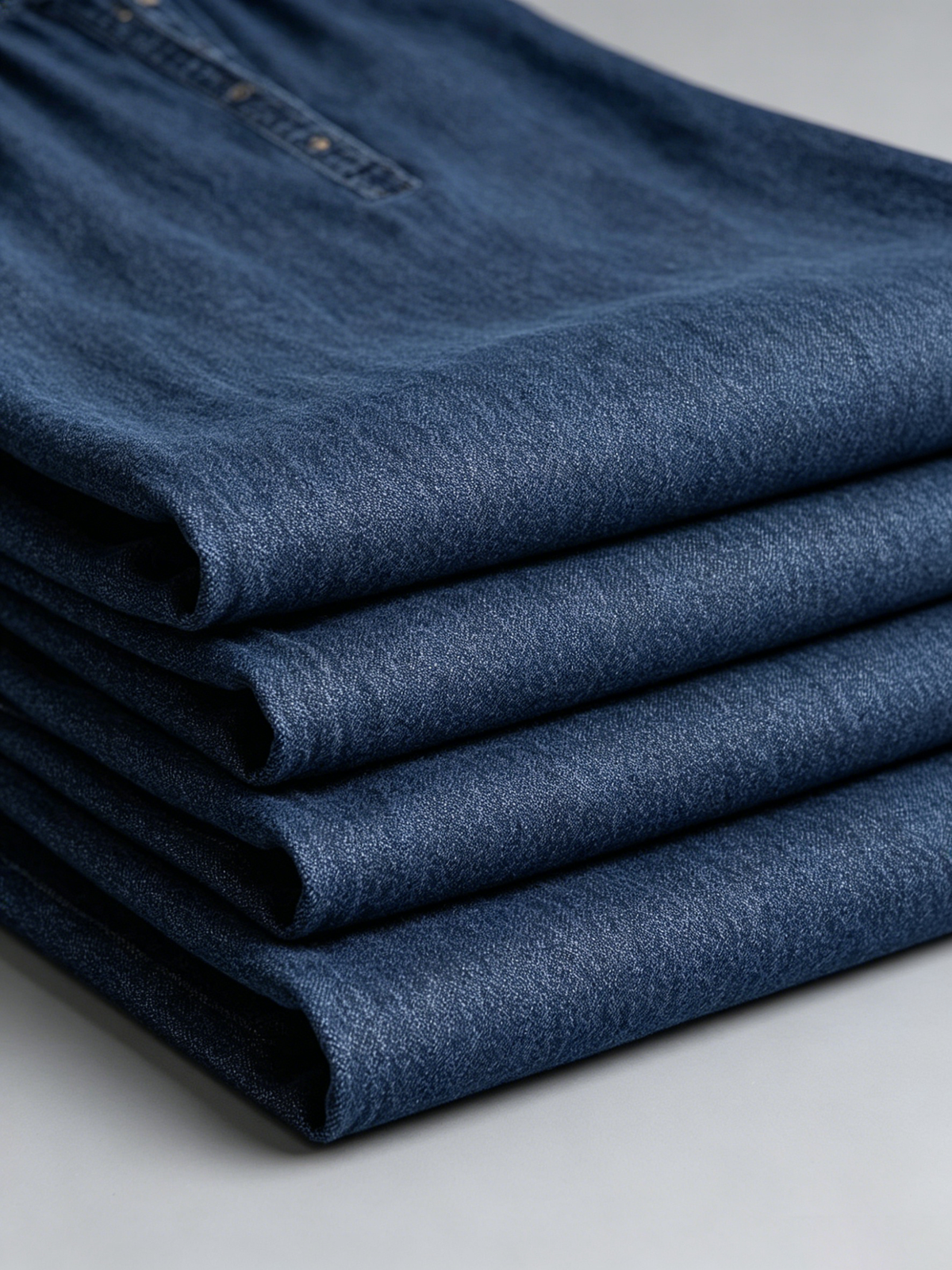 Veldara | Women's Casual Summer Denim Mini Dress - Blue - Image 9