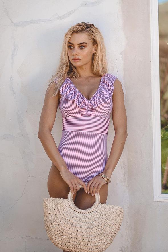 Veldara | Women's Ruffle One Piece Swimsuit - Image 6