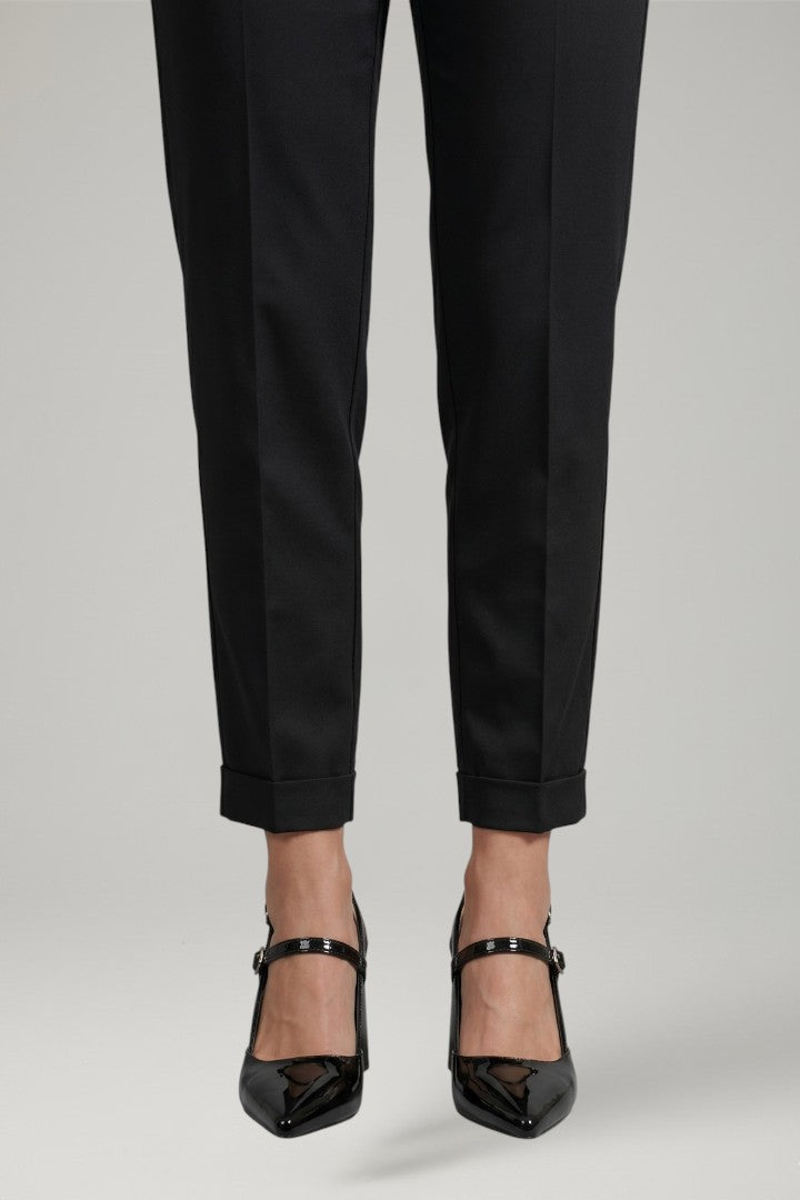 Veldouri | Women's Block Heel Pumps Pointed Toe - Black - Image 1