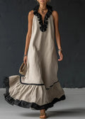 Veldourne | Women's Evening Gown Maxi Dress - Light Blue - Image 9