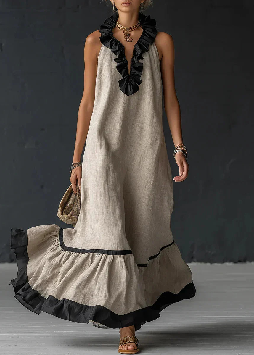 Veldourne | Women's Evening Gown Maxi Dress - Light Blue - Image 9