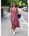 Veldourne | Women's Wrap Midi Dress - Image 1