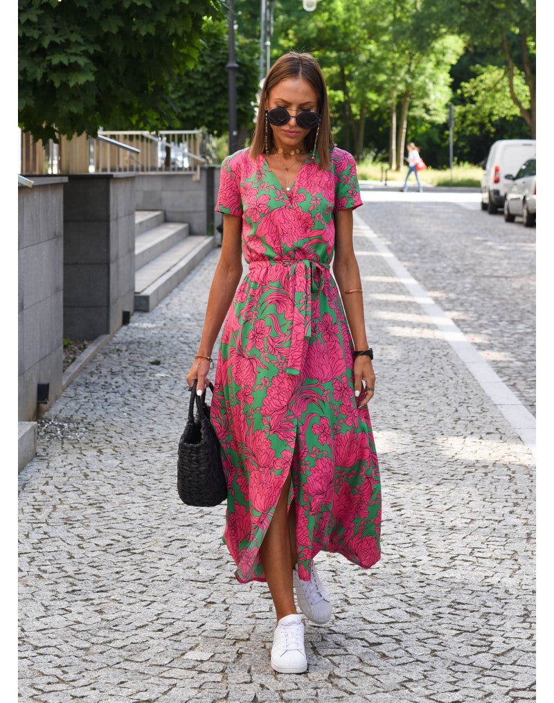 Veldourne | Women's Wrap Midi Dress - Image 5