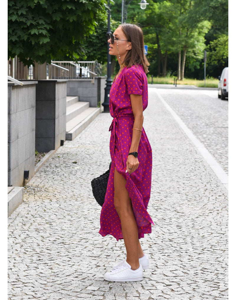 Veldourne | Women's Wrap Midi Dress - Image 7