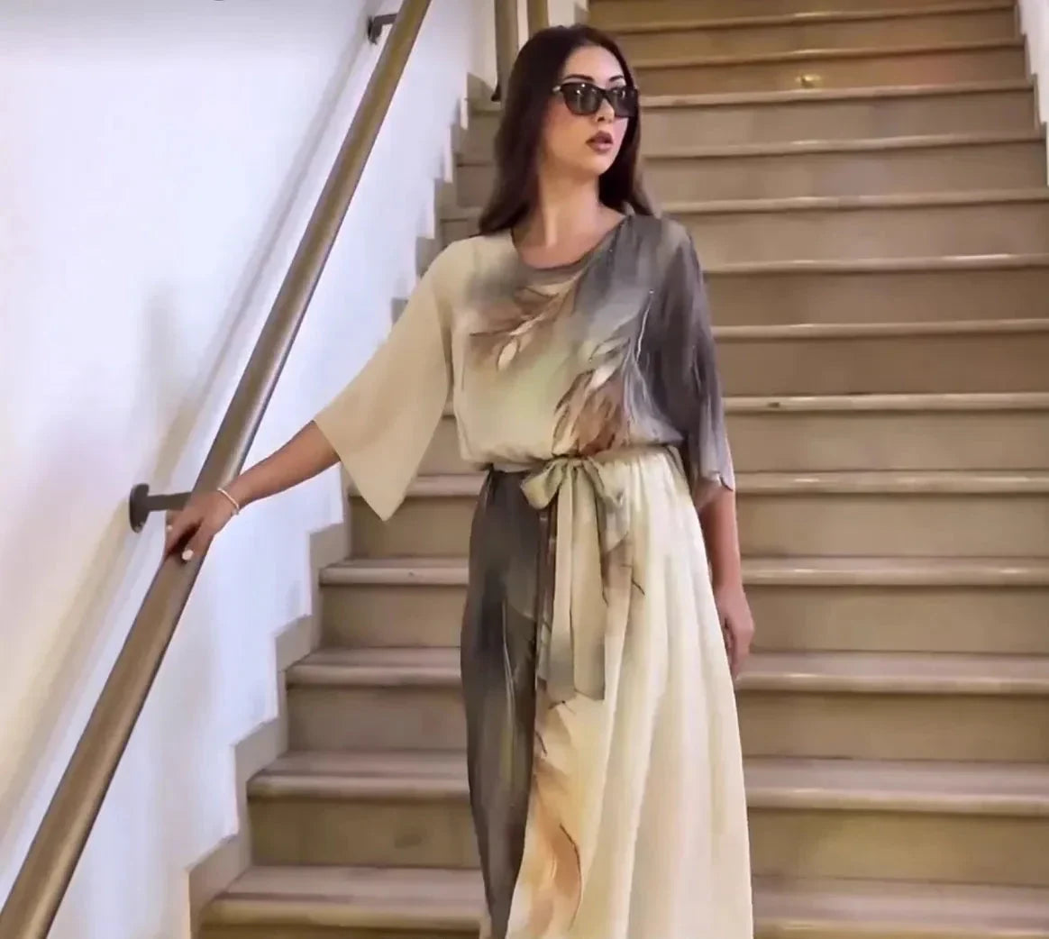 Vellindra | Women's Maxi Dress Flutter Sleeve - Image 4