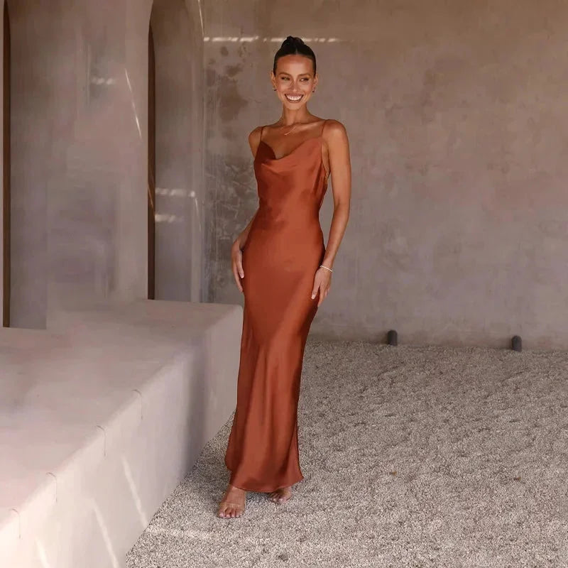 Vellourne | Women's Evening Gown Maxi Dress - Image 6