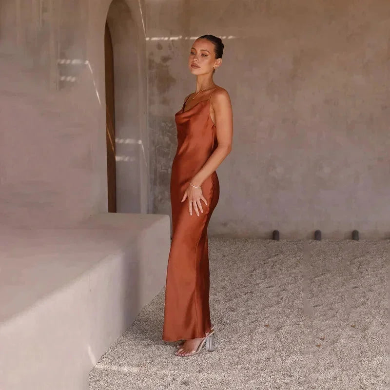 Vellourne | Women's Evening Gown Maxi Dress - Image 9