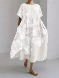 Velmira | Women's Maxi Dress Short Sleeve - Image 1