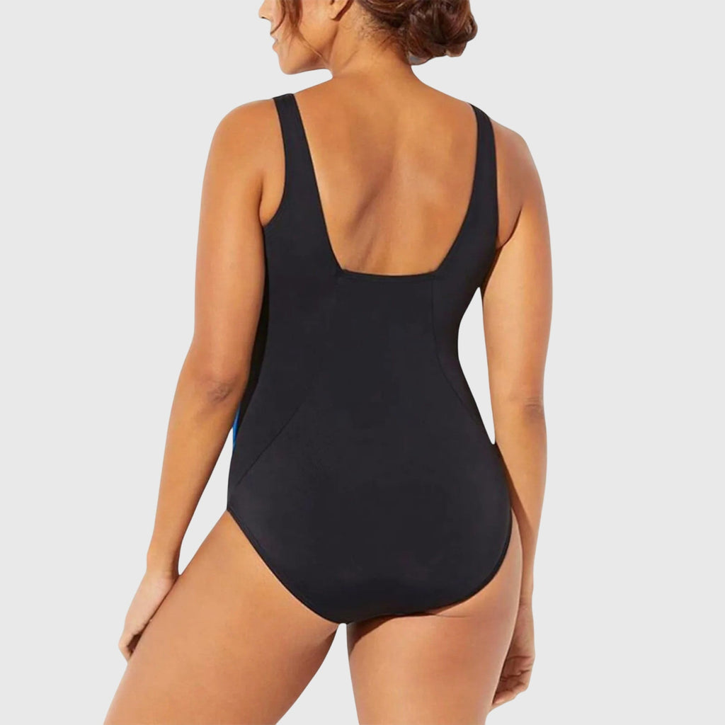 Velmira | Women's One-Piece Swimsuit Square Neck - Image 2