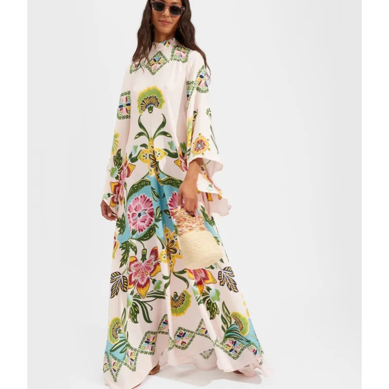 Velvara | Women's Maxi Dress Long Sleeve - Image 1