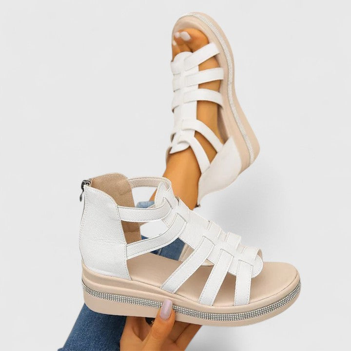 Vordaine | Women's Gladiator Platform Wedge Sandals - Image 9