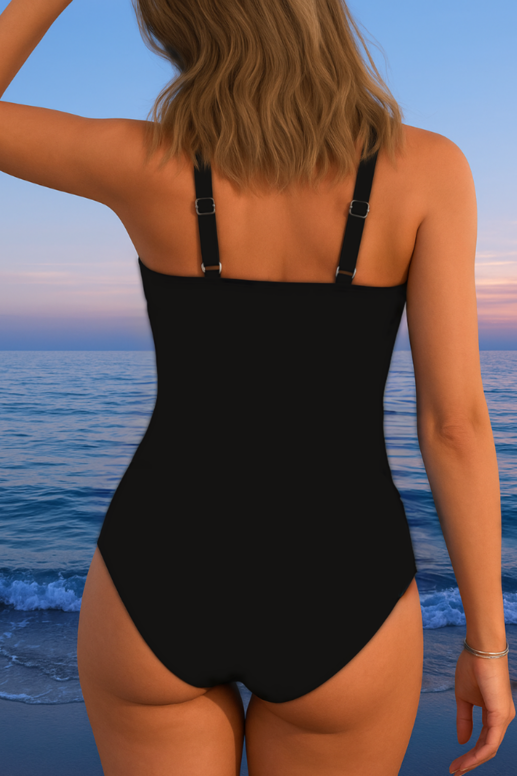 Vordalle | Women's One Piece Swimsuit Ruched - Image 4