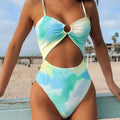 Vordavia | Women's One Piece Swimsuit Tie Dye - Tie Dye - Image 1
