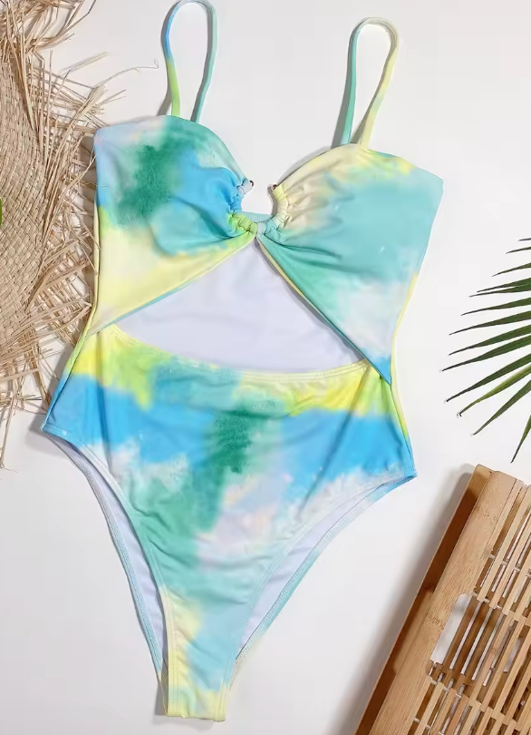 Vordavia | Women's One Piece Swimsuit Tie Dye - Tie Dye - Image 3