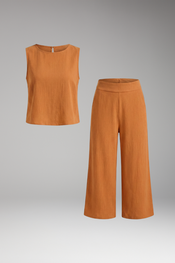 Vordayne | Women's Two Piece Set Wide Leg Trousers - Image 2