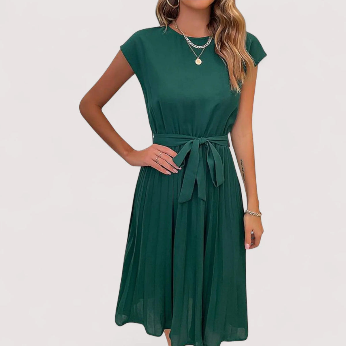 Wrenara | Women's Casual Summer Midi Dress - Image 1