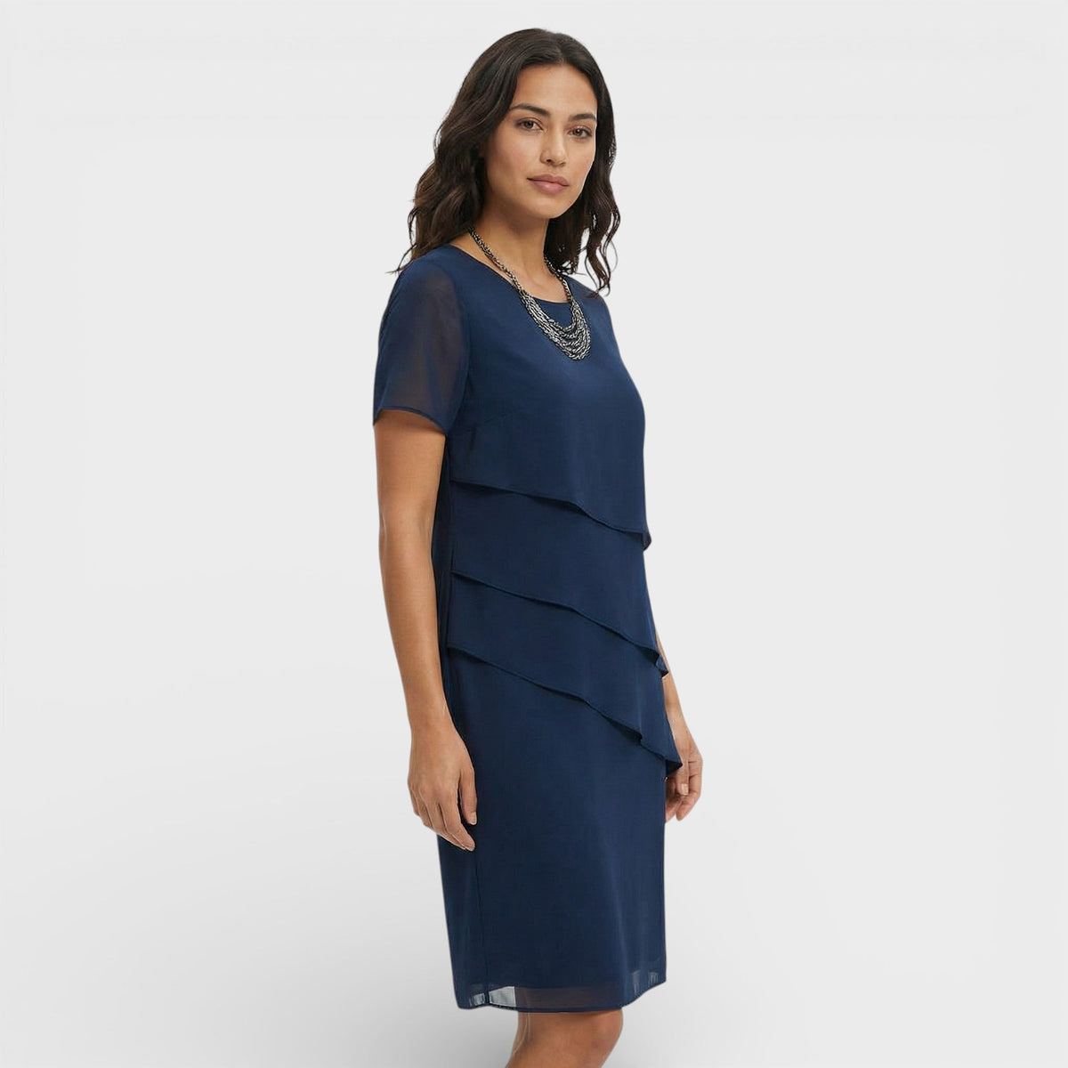 Wrenova | Women's Cocktail Dress Tiered Ruffle - Image 11