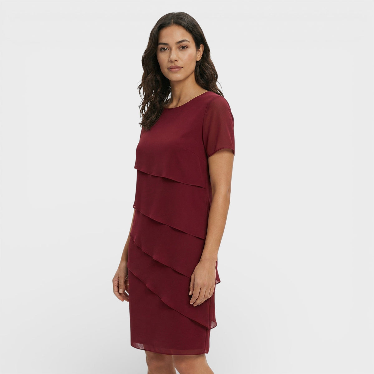 Wrenova | Women's Cocktail Dress Tiered Ruffle - Image 12