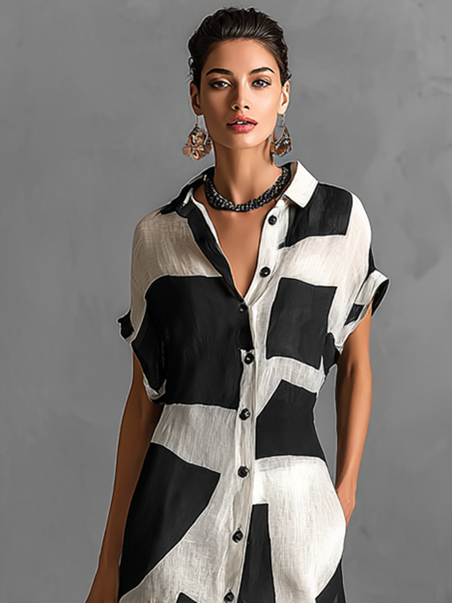 Zivara | Women's Casual Summer Maxi Shirt Dress - Image 4