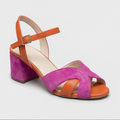 Zivelle | Women's Colour Block Block Heel Sandals - Image 6