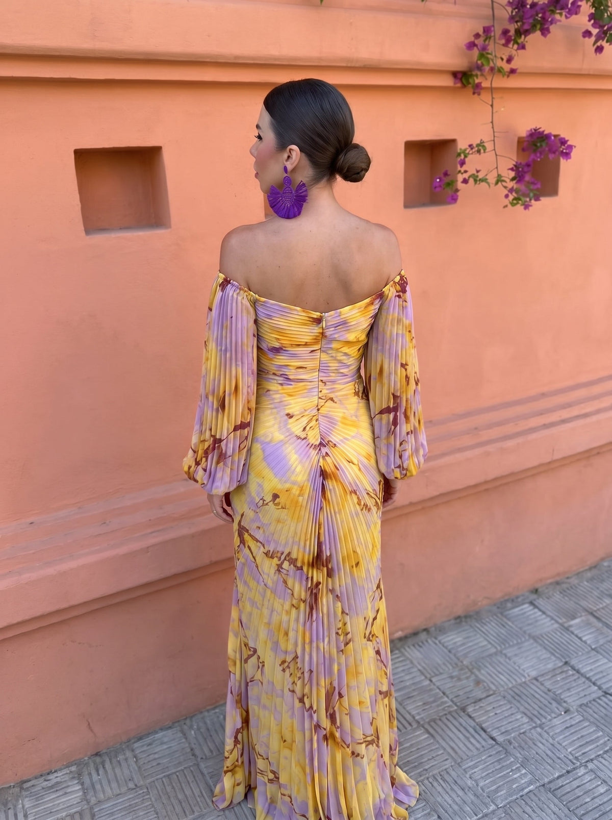 Zolvara | Women's Floral Maxi Dress Off-Shoulder - Image 4